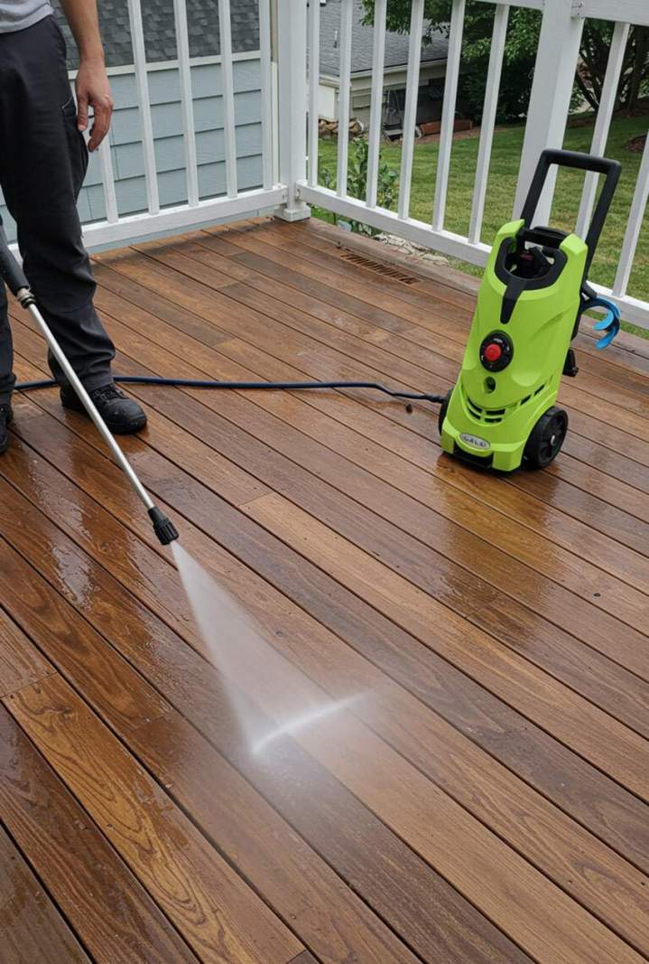 Nettoyage terrasse bois haute pression Vitrolles